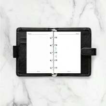 Filofax - Recambio para agenda de calendario, tamaño mini, mes para ver, papel blanco, inglés, 2026 (C68110-26)(default) - Multicolor - Ver 7