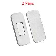 1/2/5/10 Pairs Magnetic Cabinet Catches Door Stop Self Adhesive Invisible Hidden Magnets Closet Furniture Cupboard Drawer Closer Kitchen