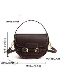 Túi đeo chéo chất lượng cao, túi xách tay khâu kiểu cổ điển, túi đeo chéo đa năng kiểu dáng thường ngày mới năm 2025. - Cà phê - Xem 10