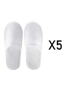 15Pairs Disposable Slippers For Guests,Bulk Slippers For Hotel,Spa,Travel,Shoeless Home,Spa Slippers With Pouch,Non-Slip( Slippers For Guests