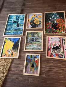 1pc Contemporary Wooden Photo Frame, 30*40cm/11.8*15.7in, 40*60cm/15.7*23.6in, 50*70cm/19.7*27.5in, Thickened Tenon, Lightweight, Wall-Mounted, Rectangular, Single Photo Frame, Suitable For Home Wall Art Decoration A Set Of Canvas, Wooden Frame, Pine Wood, Wooden Picture Frame, DIY Oil Painting Cloth, Wall Art Painting, Diamond Painting, Thickened Wooden Frame Strips, Meticulous Silk Frame Practice, Wooden Inner Frame - Log - View 13