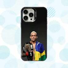 Funda para teléfono C-Charles Fighting Oliveira para 17,16,15,14,13,12,11,Pro,MAX, cubierta blanca mate a prueba de golpes - Z4 - Ver 4