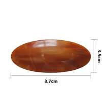 5/1pc Retro Oval Hair Clips, Tortoiseshell Hair Clips, Ponytail Clips, Bun Clips, Women Hair Accessories, Suitable For Daily Wear And Holiday Hairstyles - Multicolor - View 10