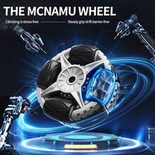 Robot Dog Toys RC Stunt Car For Kids Adults, Remote Control Cars With Mecanum Wheels, LED Eyes, Music, 2.4Ghz Remote Control Robot, Christmas Birthday Toy For 6 7 8 9 10 11 12 13 Boys Girls Kid - Silver - View 7