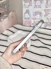 1 件装哑光全包保护壳，兼容 15 Pro Max，高品质防摔手机壳，女士适用，也适用于 14、13、12、11、16、7/8 系列 - AG磨砂大視窗[經典白] - 查看 4