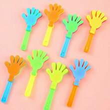 100 piezas Mini Claqueta, Longitud 9.5cm/3.74in/ Ancho 5cm/1.97in Ideal para fiestas de cumpleaños, regalos y suministros adecuados para fiestas de Navidad, regalo de Navidad, regalo de Año Nuevo, regalo de liga de Navidad, fiesta de vacaciones, claqueta de plástico para fiestas que te trae carnaval y alegría - Multicolor - Ver 9