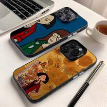 Funda de Teléfono C-Cool-D-Daria para 17,16,15,14,13,12,11,Pro,Max,Plus, Anticaída Negra Mate Dura - z1 - Ver 3