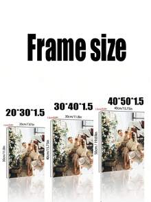 Customizable Framed Canvas Wall Art - Multicolor - View 9