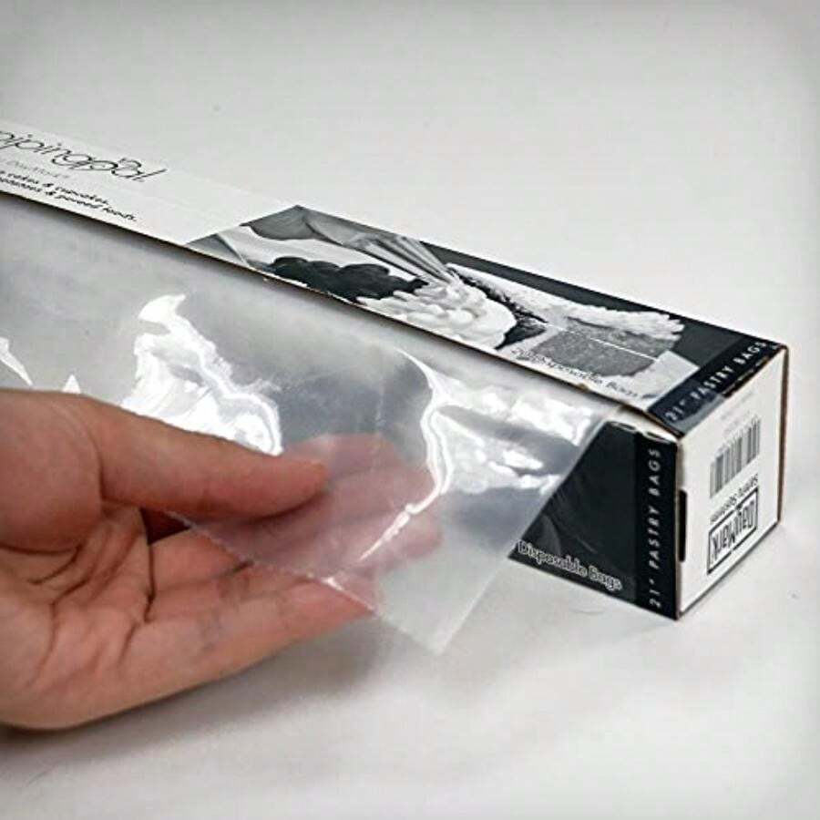 DayMark PipingPal Disposable Pastry Bag, 6 rollos de 100, Plateado(18 " 100 Bolsas) - Multicolor - Ver 1