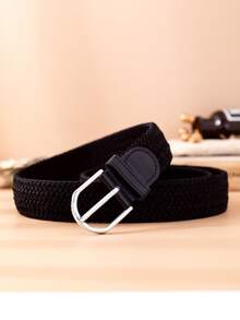 1条弹力编织男士腰带 - 经典扣环腰带，适合时尚青年 - 腰帶 - 查看 3