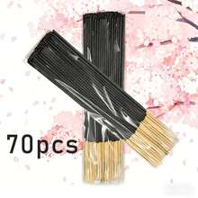 30/70/170支装日本樱花香，燃烧时间长，质地顺滑洁净，适用于家居、厨房和餐厅。 - 22cm黑色日本櫻花味 - 查看 9