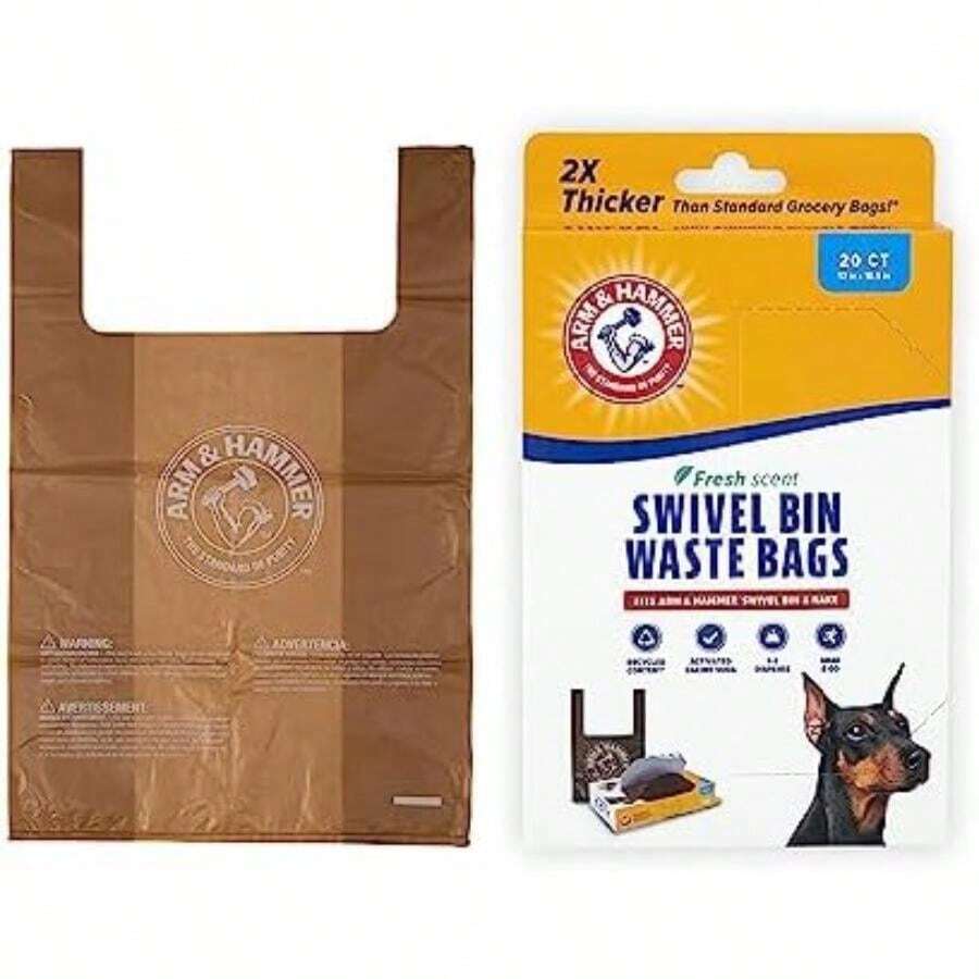 Arm & Hammer 71035 Bolsas giratorias para basura, Penny, paquete de 20(default) - Multicolor - Ver 1