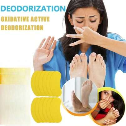 1/10/30 قطعة من لاصقات مزيل الروائح للأحذية ذات رائحة الليمون، تخفيف من مشكلة قدم الرياضي، ماصة للعرق، اكسسوارات العناية بالقدم، للأحذية، اختيارات الربيع والصيف، هدايا لوصيفات العروس، ديكور الغرفة والنوم، للرجال والنساء، للعطلات والسفر