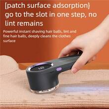 OBOVAY USB Rechargeable Electric Lint Remover, Portable Electric Fabric Shaver With High-Speed Motor - Multicolor - View 6