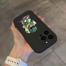 Funda de Teléfono Verde de Dibujos Animados P-Power R-Rangers para iPhone 16 15 14 13 12 11 Pro Max Mini XR XS X 7 8 Plus, Cubierta Trasera de TPU Suave a Prueba de Golpes - Mezcla de colores - Ver 4