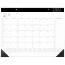 AT-A-GLANCE Calendario de computadora 2026, mensual, almohadilla de computadora, 21.7 x 17 pulgadas, estándar, contemporáneo (SK24X0026)(default) - Multicolor - Ver 1