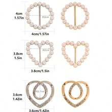 3个布边结，T恤松紧腰带环，创意围巾夹，适用于服装、腰带和围巾 - 彩色 - 查看 8