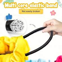 A Colorful Latex Combat Rope, A Dual-Core Adjustable Multi-Directional Resistance Rope, With Two Built-In Belts, Providing Greater Elasticity And Being Less Prone To Breakage. Different Sizes Are Suitable For Different Numbers Of Users. - 303cm/119.29in - View 8