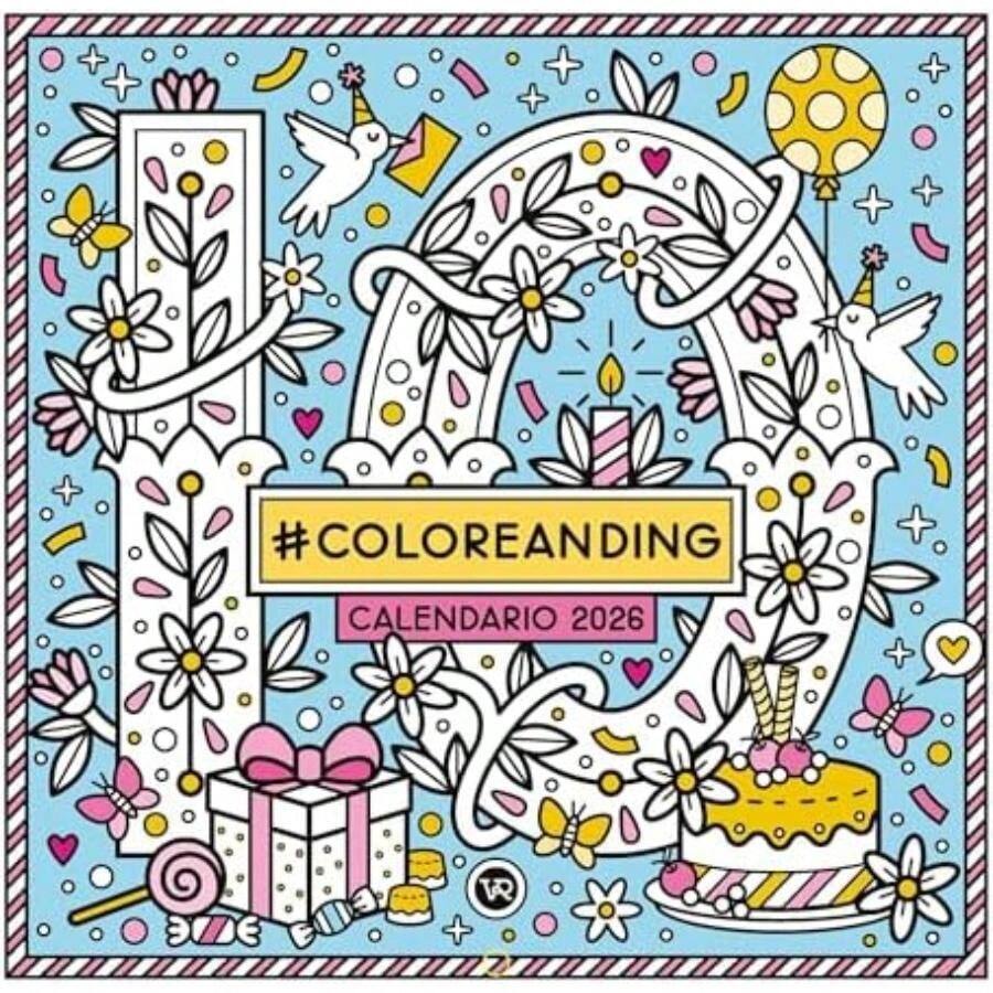 Calendario 2026#COLOREANDING(default) - Multicolor - Ver 1