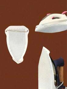 1/2 Pcs Heat Resistant Iron Protective Cover - For Steam Iron - Sliding Protective Cover, Easy To Install, Suitable For Various Fabrics, Bags, Storage Bags, Storage Boxes, Household Items, Travel Essentials, Dorm Storage, Ironing Board Protection, Suitable For Most Fabrics And Cleaning Tools - White - View 3