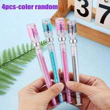 2/6pcs Random Gel Ink Pens With Syringe, Novel Stress Relief Signature Ballpoint Pens, Writing Tools Suitable For Nurses, Doctors, Students - Black - View 13