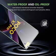 小米 Poco X7 Pro/Poco X6 Pro 四件套：2 片 9H 钢化玻璃屏幕保护膜 + 2 片钢化玻璃摄像头镜头保护膜，防刮花，高清 3D 透亮，触控灵敏，精准贴合，易于安装，持久保护您的智能手机。 - 無色 - 查看 7