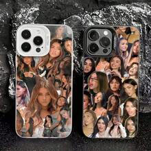 Funda para de la cantante  Beer compatible con 17, 14 Pro, 12 Max, 15 Plus, 11, 13, 16, cubierta de color láser IMD plateada electrochapada - Z8 - Ver 3