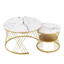 Coffee Tables - White PU + MDF-1 - View 11