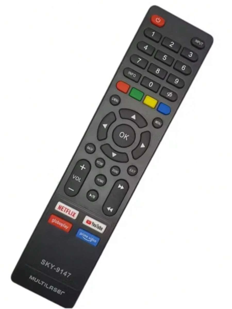 Controle remoto Smar tv Multilaser Tl016 tl11 tl012 TL020 , TL030 E TL035.M.9147