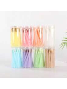 1000/200/100/50/30/10支装天然预卷锥形卷烟纸 - 1 1/4英寸（3.3英寸）超薄慢燃锥形卷烟纸，带烟嘴/烟管 - 喇叭形，适用于配件、电子烟、节日/情人节礼物及吸烟配件、父亲节礼物 - 彩色 - 查看 3