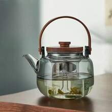 1pc New Peachwood Stovetop Kettle With Thick Glass Lid; 2025 New Model Handled Hot Water Kettle; Dual-Use Pot, Large Capacity, Suitable For Daily Tea Drinking, Office Tea Making, Home Camping And Hotel Use; Very Practical, Great Gift For Holidays - Multicolor - View 15