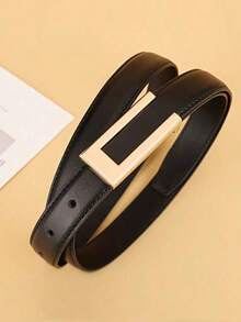 1 chiếc thắt lưng hợp kim cao cấp đơn giản và thời trang dành cho nữ, phụ kiện thắt lưng thanh lịch màu trơn phù hợp cho giới trẻ, phụ nữ trung niên đeo, tăng thêm vẻ nữ tính, thắt lưng mỏng hình chữ U có khóa tay, kết hợp với quần/váy cổ điển, phù hợp với trang phục công sở hàng ngày vào mùa hè, trường học, phù hợp để mặc hàng ngày, thời trang, thanh thiếu niên, ngoài trời, kỳ nghỉ, thể thao, du lịch, đường phố, phối trang phục, mùa học, Halloween - Nhiều màu - Xem 4