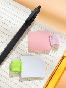 自粘皮革笔夹，创意简约装订笔套，弹性笔插，适用于笔记本、日记本、书写学习用品