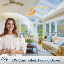 1 Roll Privacy & Solar Control Window Film With One-Way Visibility, Anti-Glare & Heat Insulation. Features Static Cling For Easy Installation, Durable PVC Material, Suitable For Office, Home, Car, And Bathroom Windows. - Multicolor - View 2