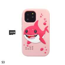 32GB Memory Card Supported Shark Shaped Smart Touch Screen Toy Phone, Perfect Halloween And Birthday Gift For 3-12 Years Old Boys And Girls - Multicolor - View 12