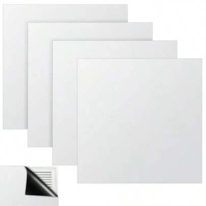 4pcs Square Magnetic Vent Covers 12x12in Magnet Vent Covers To Block Air AC Vents Covers Heater Ceiling Register Noise Vent Covers For Home Ceiling Floor Wall HVAC Heater Vents