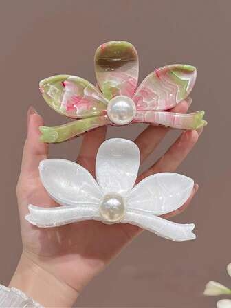 Stora hårspännen med blommiga färger för kvinnor, moderna, mångsidiga, eleganta, minimalistiska stilar, lämpliga för vardag, vardag, fest, pendling, strand, semester, hästsvans, knutfrisyrer, smink, outfitaccessoarer, julklapp, hårspänne med blommor, vardagligt hårspänne