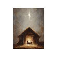 1幅基督教帆布海报，圣诞马槽壁画，描绘了小耶稣的形象，节日圣诞装饰家居艺术品，神圣的圣诞主题壁画，适用于家居装饰、墙面装饰、客厅装饰、卧室装饰、房间装饰，充满灵性的圣诞家居装饰，信仰灵感基督教可打印风格 - 彩色 - 查看 11