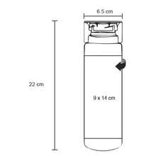 PromoClick Paquete de 10 Cilindros de Plástico con Tapa Enroscable y Cuerpo de Color - Rojo - Ver 5