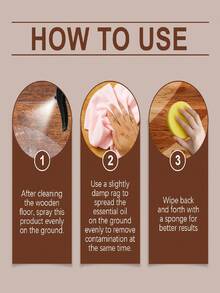 Wood Floor Maintenance Oil Spray - Nourishing And Cleaning Spray To Revive Wood Grain Luster. This Wood Floor Maintenance Oil Spray Is Like A Gentle Spring Rain Nourishing The Floor, Making Dry, Dull Floors Instantly "Disappear" And Regain Their Natural Shine! - 彩色 - 查看 8