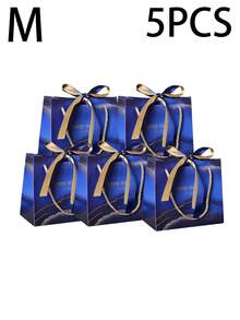 5 أكياس هدايا من الرخام، أكياس هدايا مطبوعة بألوان، أكياس هدايا ذات شريط ذو لونين أنيق، مناسبة لتغليف الهدايا، هدايا العروس في الزفاف، هدايا أعياد الميلاد، تغليف هدايا المناسبات، تغليف هدايا عيد الحب. - متعدد الألوان - مشاهدة 13