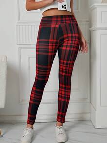 Women's Plaid Leggings - Elegant, Warm High-Waisted Leggings With Stretch, Fashionable & Slim-Fitting For Winter Women's 2025 New Style Winter Puffer Leggings Leggings -- Women's High-Waisted Fleece-Lined Embroidered Leggings Women's Leggings Women's Solid-Color Yoga Pants Women's Solid-Color Yoga Pants Women's Daily Casual Slim0-Fit Long Pants  2025 Women's Winter Christmas & Daily Fleece-Lined Leggings - Warm Soft Fabric, Pockets Design, Thickened Yoga Pants For Casual & Jogging 1-Piece Fall/Winter Fleece-Lined Thickened Yoga Leggings - Women's High-Waisted Solid Color Pants With Side Pockets, Suitable For Fitness, Sports & Daily Wear Women's High-Waisted Button Closure Fleece-Lined Leggings - Opaque Front Button Design, Tummy Control & Butt Lifting, Washable Warm Tights For Yoga, Running, Gym & Everyday Usefleece Lined Leggingspantalones De Invierno Mujeresgymleggings For Womenpantalones Para El Fríopantalones De Mujer Inviernoleggings,Solid Color Velvet Thickened Women's Leggings - #Nâng hông và thắt eo màu đỏ và trắng - Xem 2