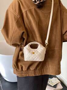 Ramadan Celebration New Mini Quilted Bag, Cute Fashion Handbag Crossbody Bag For Teenage Girls, Lipstick Pouch Mini Accessory Bag - Embroidered Vegetable Basket - View 10