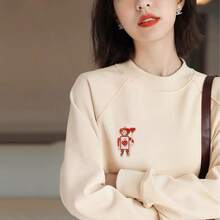 1pc Cute Retro Spade & Heart Soldier Alloy Brooch, Creative Fashion Accessory - Multicolor - View 1