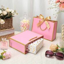 Bộ 15 túi quà cao cấp, túi giấy Kraft có quai xách và nơ, thích hợp cho đám cưới, sinh nhật, họp mặt bạn bè, lễ đón năm mới, kỷ niệm, tiệc ngoài trời, quà tặng ngày Valentine, quà tựu trường, hộp đựng trang sức, quà tặng tiệc cưới, mua sắm bán lẻ. - hồng - Xem 7