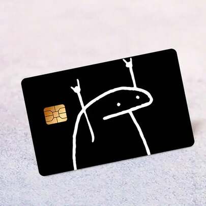 Cute Panda Pattern Credit Card Sticker Set, Credit Card Stickers, Debit Card Skins, Bank Card Funny Skins, Holiday Small Gifts, Matte Texture Comfortable Feel, Suitable For Small Chip Cards