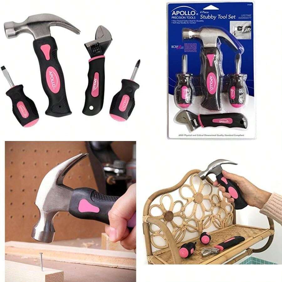 Apollo Tools DT0240 - Juego de herramientas(Rosado) - Multicolor - Ver 1