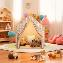 LOVEWE Portable Foldable Kids Play Tent (Indoor/Outdoor Playhouse) - For Boys/Girls, Holiday/Family Party Gift, Christmas/New Year Essential, Blue - 黃色 - 查看 5