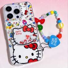 Sanrio 三丽鸥家族系列手机壳 Hello Kitty/酷洛米/艾洛蒂/肉桂狗/波卡可/布丁狗/坏蛋丸/可爱卡通图案，适用于苹果17系列手机，包括16/15 Pro Max/14 Plus/13 Pro/12/11/XR