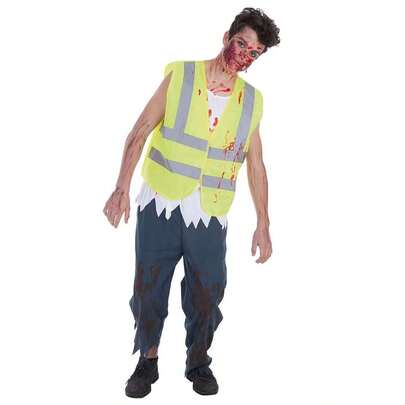 Creaciones Llopis Zombie-Fahrer-Kostüm für Erwachsene, Größe L ✅ Lieferung innerhalb von 24–48 Stunden nach Festlandspanien – Zombie-Kostüme – Halloween-Kostüme für Herren – Llopis Creations – Art.-Nr. 9303